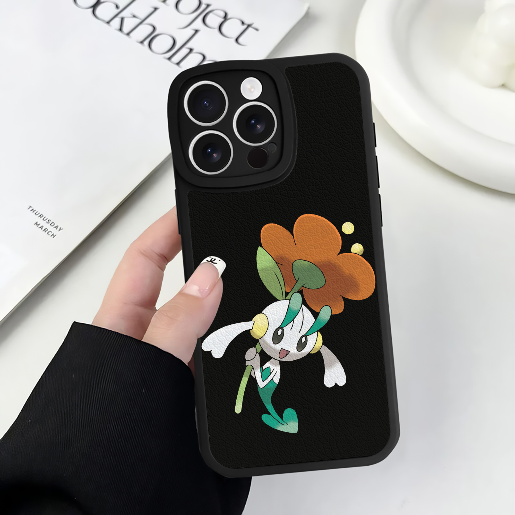 （画像用） ポケットモンスター Pokémon 【iPhone 16シリーズ対応】シリコンスマホケース（レザー調） 材質：シリコン